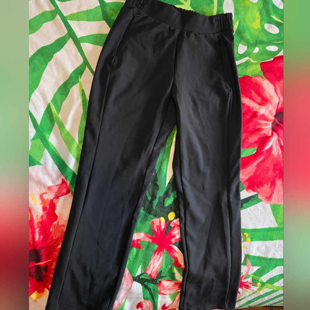 Spyder Pants Womens Medium Black Active Yoga Athletic Gym Workout